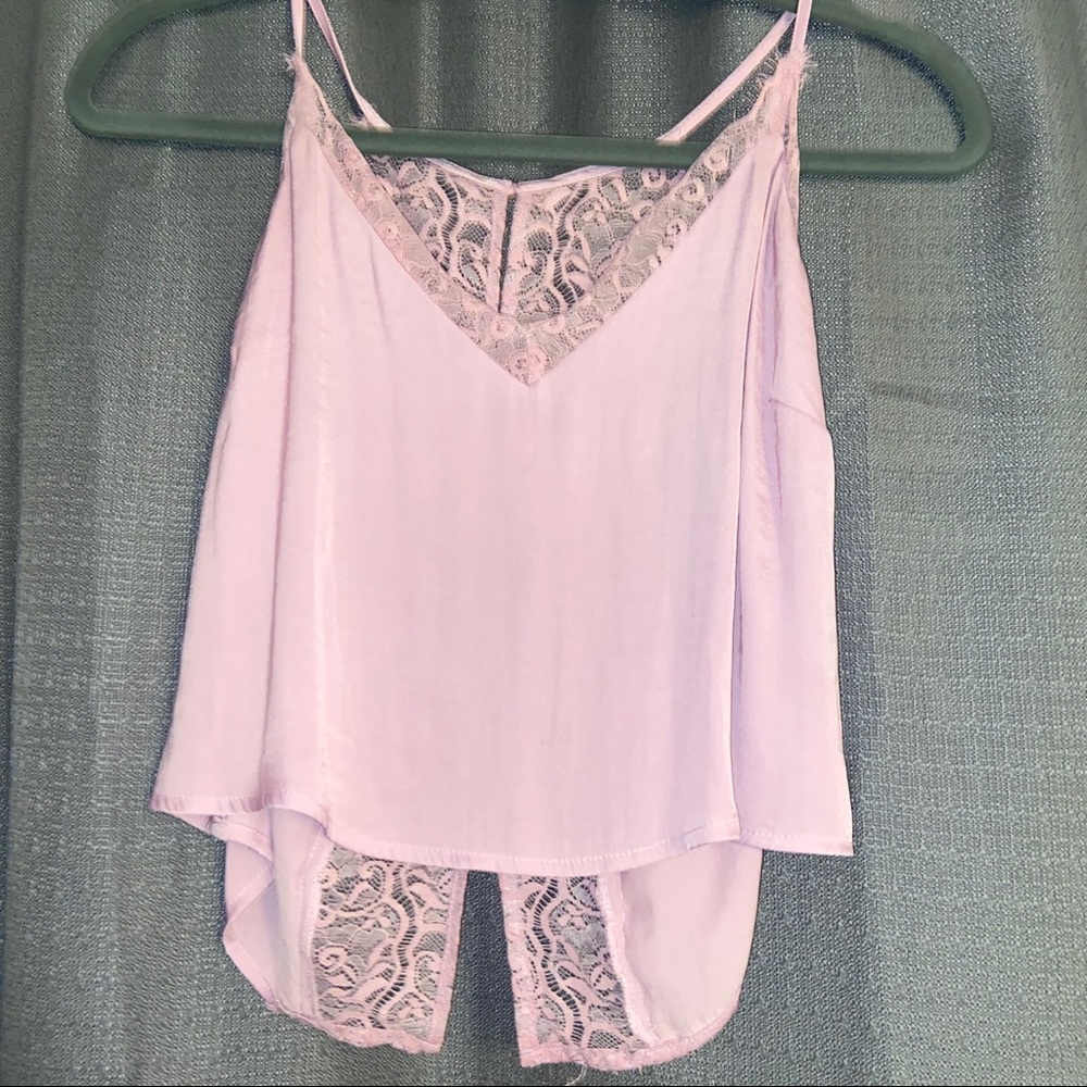 lacey tank top